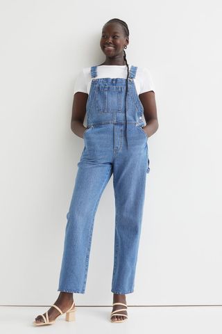H&M + Ankle-Length Dungarees