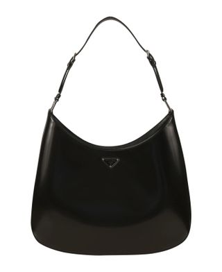 Prada + Cleo Spazzolato-Leather Tote Bag