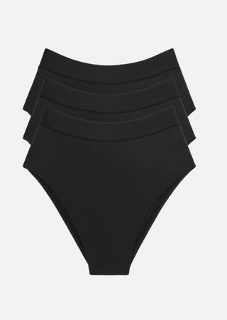 Cuup + The Highwaist Pack of 3 in Modal, Black