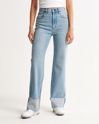 Abercrombie and Fitch + High Rise 90s Relaxed Jean