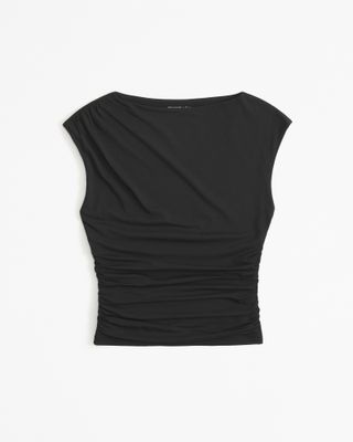 Abercrombie and Fitch + Draped Slash Top