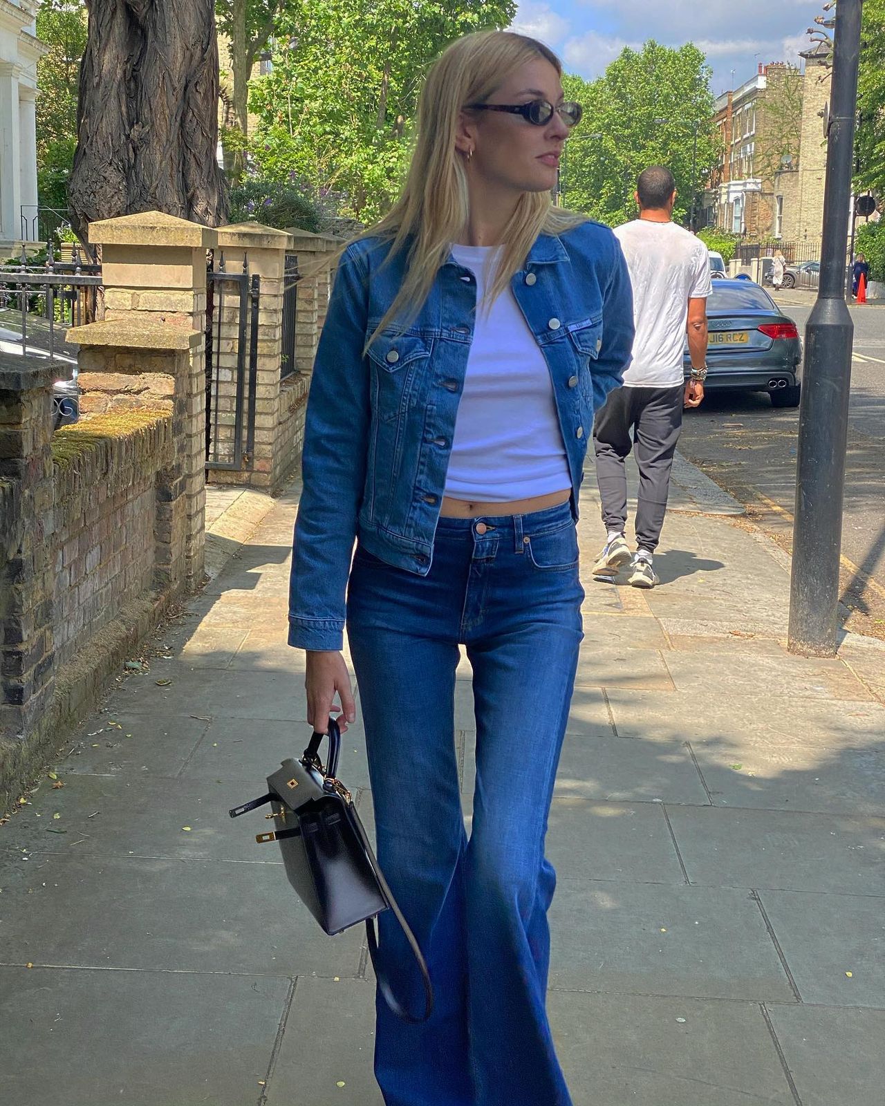 How to Wear a Denim Jacket With Jeans: 6 Outfits for Women | Who What Wear