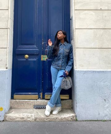 How to Wear a Denim Jacket With Jeans: 6 Outfits for Women | Who What Wear