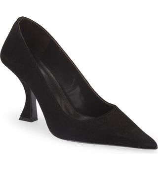 By Far + Viva Suede Pointed Toe Pumps