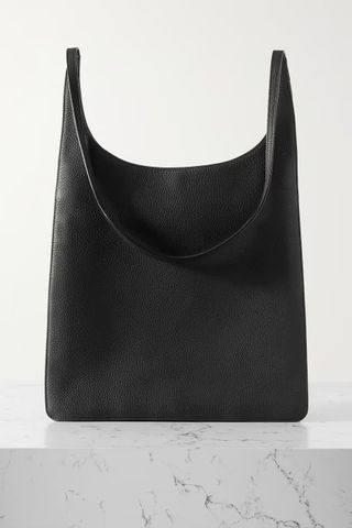 The Row + Jules Textured-Leather Shoulder Bag