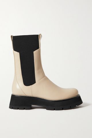 3.1 Phillip Lim + Kate Leather Chelsea Combat Boots