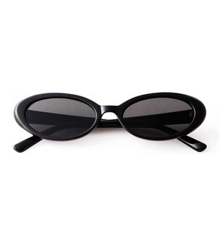 Laurinny + Retro Oval Sunglasses