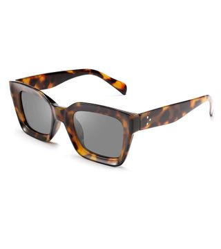 Feisedy + Chunky Frame Sunglasses