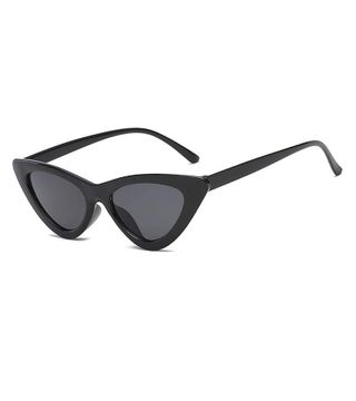 Yoshya + Vintage Narrow Cat Eye Sunglasses