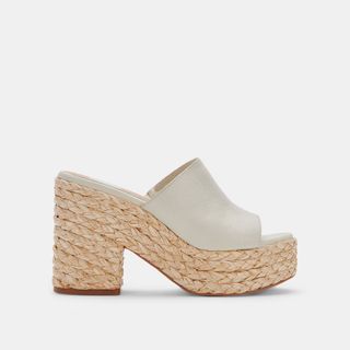 Dolce Vita + Elora Heels Ivory Leather