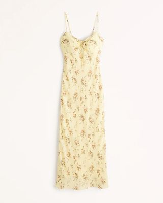Abercrombie & Fitch + Cinch-Front Maxi Dress