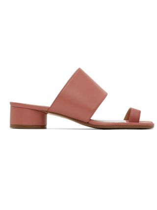 Maison Margiela + Pink Tabi Heeled Sandals