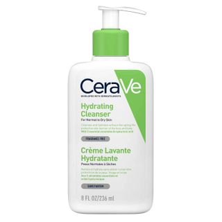 Cerave + Hydrating Cleanser With Hyaluronic Acid for Normal to Dry Skin