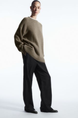 COS + Wool Elasticated Trousers