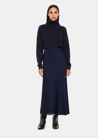 Zara + Satin Bias Cut Skirt
