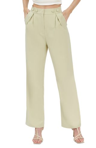 4th & Reckless + Lindsay Button Waist Trousers