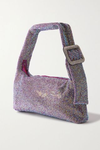 Benedetta Bruzziches + Pina Bausch Crystal-Embellished Satin Shoulder Bag