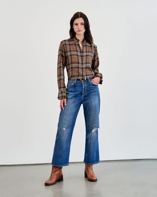 Nili Lotan + Plaid Lydia Shirt