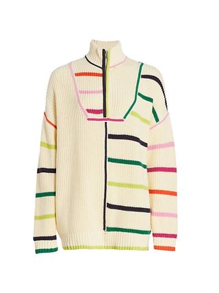Staud + Hampton Striped Oversized Sweater