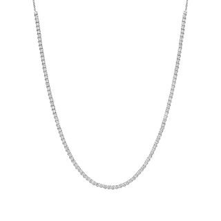 Brilliant Earth + 18k White Gold Petite Diamond Tennis Necklace