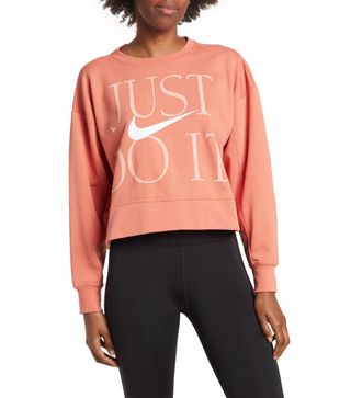 Nike + Dri-FIT Just Do It Crew Neck Sweatshirt