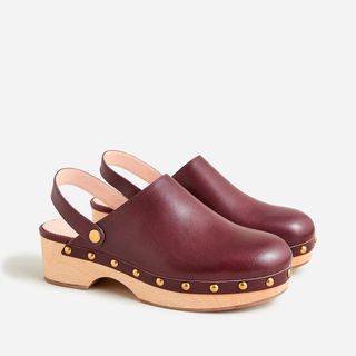 J.Crew + Convertible Leather Clogs