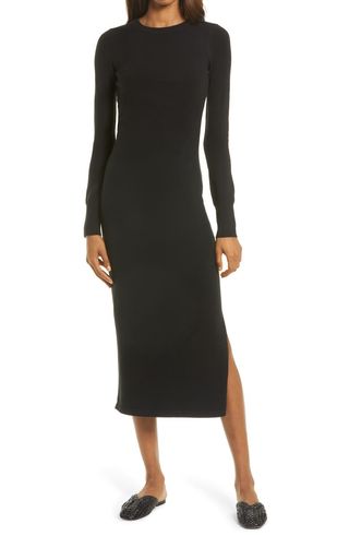 French Connection + Babysoft Mock Neck Sweater Dress