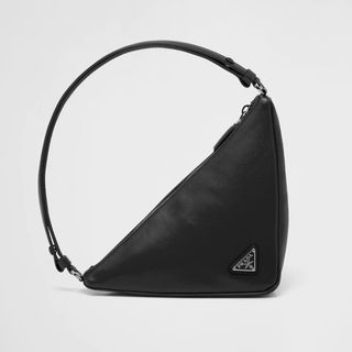 Prada + Prada Triangle Leather Pouch