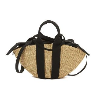 Muuñ + Mini Sophie Basket Bag with Black Pouch