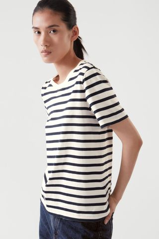 COS + Stripe T-Shirt