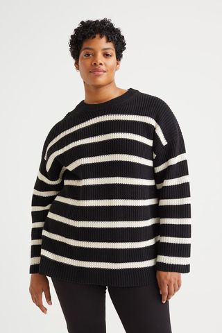 H&M + Oversized Double-Knit Jumper