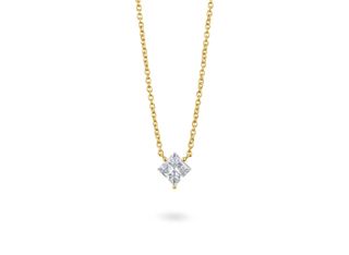 Lightbox + Lab-Grown Diamond 1ct Princess Cut 14k Gold Pendant