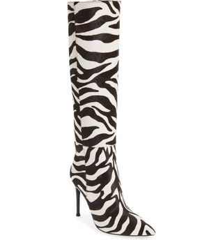 Jeffrey Campbell + Arsen Genuine Calf Hair Knee High Boot