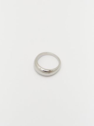 Bagatiba + Thin Silver Orb Ring