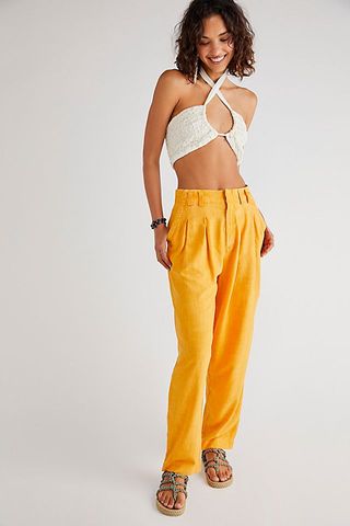 Free People + Calla Pleated Trousers