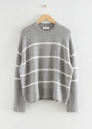 & Other Stories + Relaxed Soft Wool Crewneck Sweater