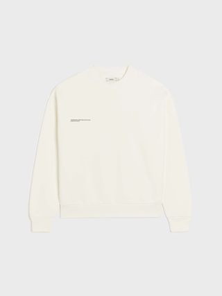 Pangaia + 365 Signature Sweatshirt in Off-White