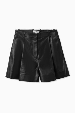 COS + Leather Shorts