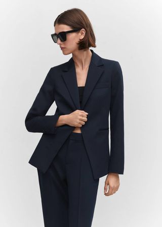 Mango + Fitted Suit Jacket