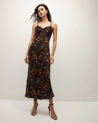 Veronica Beard + Bixie Floral Stretch-Silk Maxi Dress