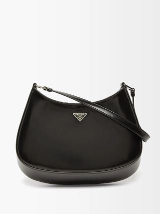 Prada + Cleo Leather Shoulder Bag