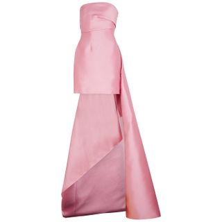 Solace London + Meyer Pink Satin Mini Dress