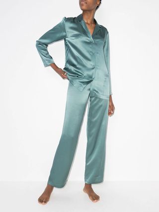 La Perla + Silk Pajama Set