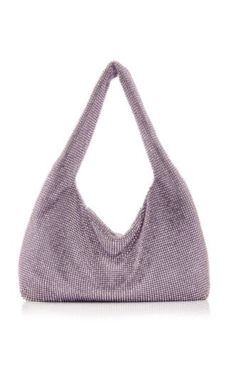 Kara + Mini Crystal Mesh Armpit Bag