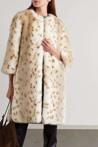 Faz Not Fur + The Good Lynx Animal-Print Faux Fur Coat