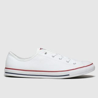 Converse + White All Star Dainty Trainers