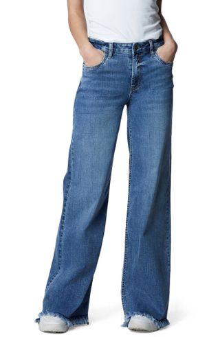 Hint of Blu + Mighty High Waist Wide Leg Jeans