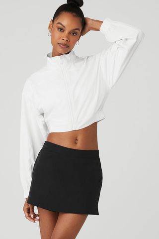 Alo Yoga + Clubhouse Jacket in White