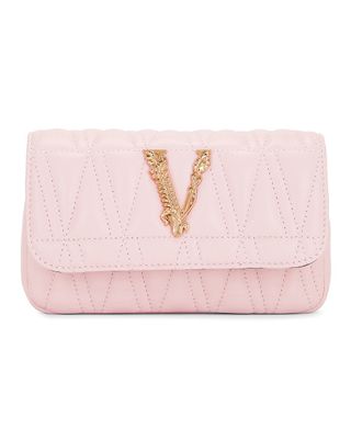Versace + Virtus Quilted Shoulder Bag