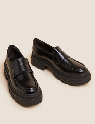 M&S Collection + Chunky Flatform Loafers